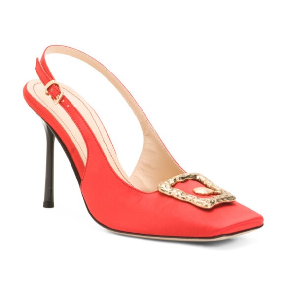 BEAUTIISOLES Made In Italy Melody Slingback Heels - Picture 1 of 3